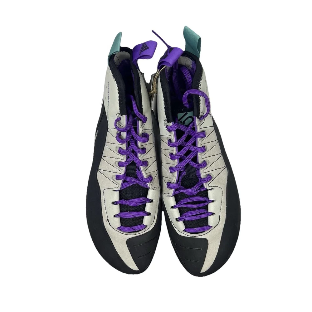 adidas 5.10 Five Ten Grandstone Climbing Shoes Black Purple Mens BC0866 Size 8.5